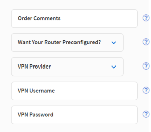 Shows what to look for when you want to preconfigure your router.