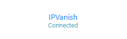 IPVanish FlashRouters Privacy App - Connected Status Readout