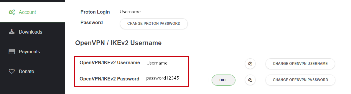 FlashRouters DD-WRT Privacy APP ProtonVPN OpenVPN Specific Username and Password