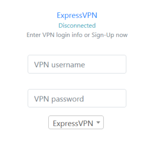 ExpressVPN on FlashRouters Privacy App Setup - Entering OpenVPN Specific Username and Password