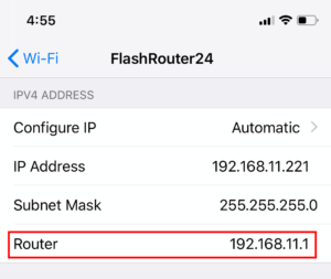 How to Find IP Address on IOS 2