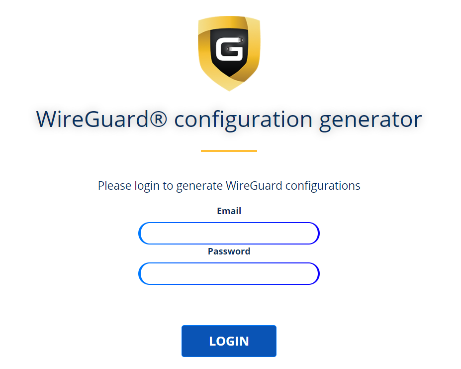 WireGuard for StrongVPN account login