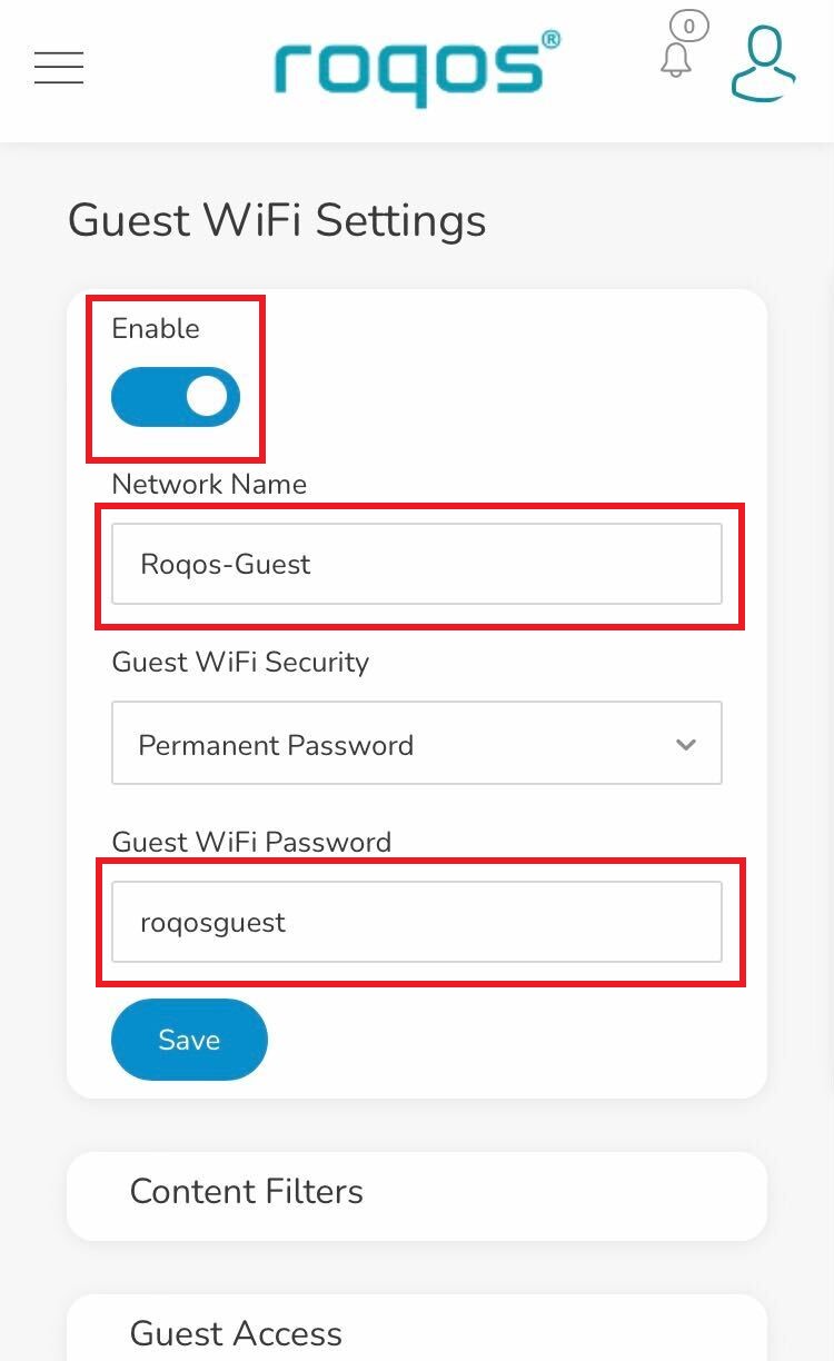 Photo inspiration: Visual Reference: Setting Up A Guest WiFi Network On Roqos