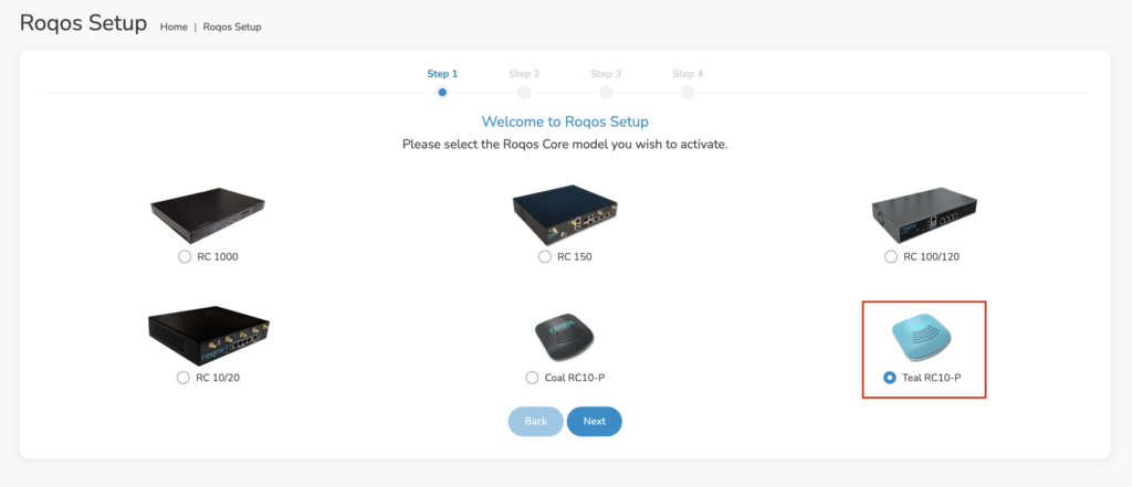 Roqos Core Internet Setup and Activation