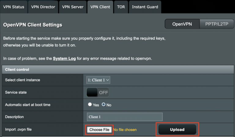 NordVPN Merlin OpenVPN Setup