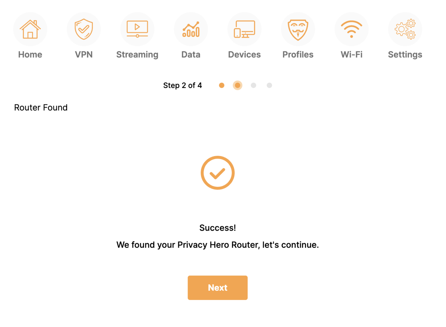 Privacy Hero Activation and Setup