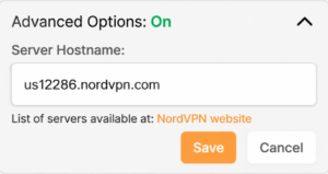 Nord US Dedicated OpenVPN