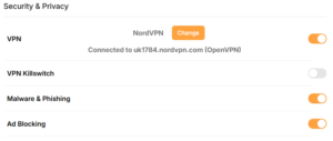 NordVPN OpenVPN Connected Privacy Hero