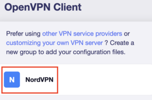 GL.iNet NordVPN Group GL.iNet NordVPN Group