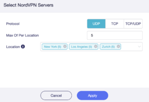 GL.iNet NordVPN select servers GL.iNet NordVPN select servers