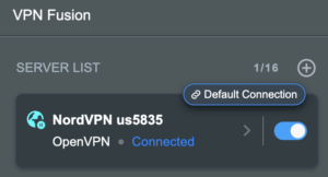 Asus NordVPN Connected Asus NordVPN Connected