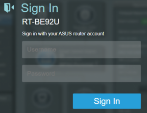 ASUS-Login Asus Router Login