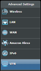 AsusWRT-VPNButton Click the VPN Button